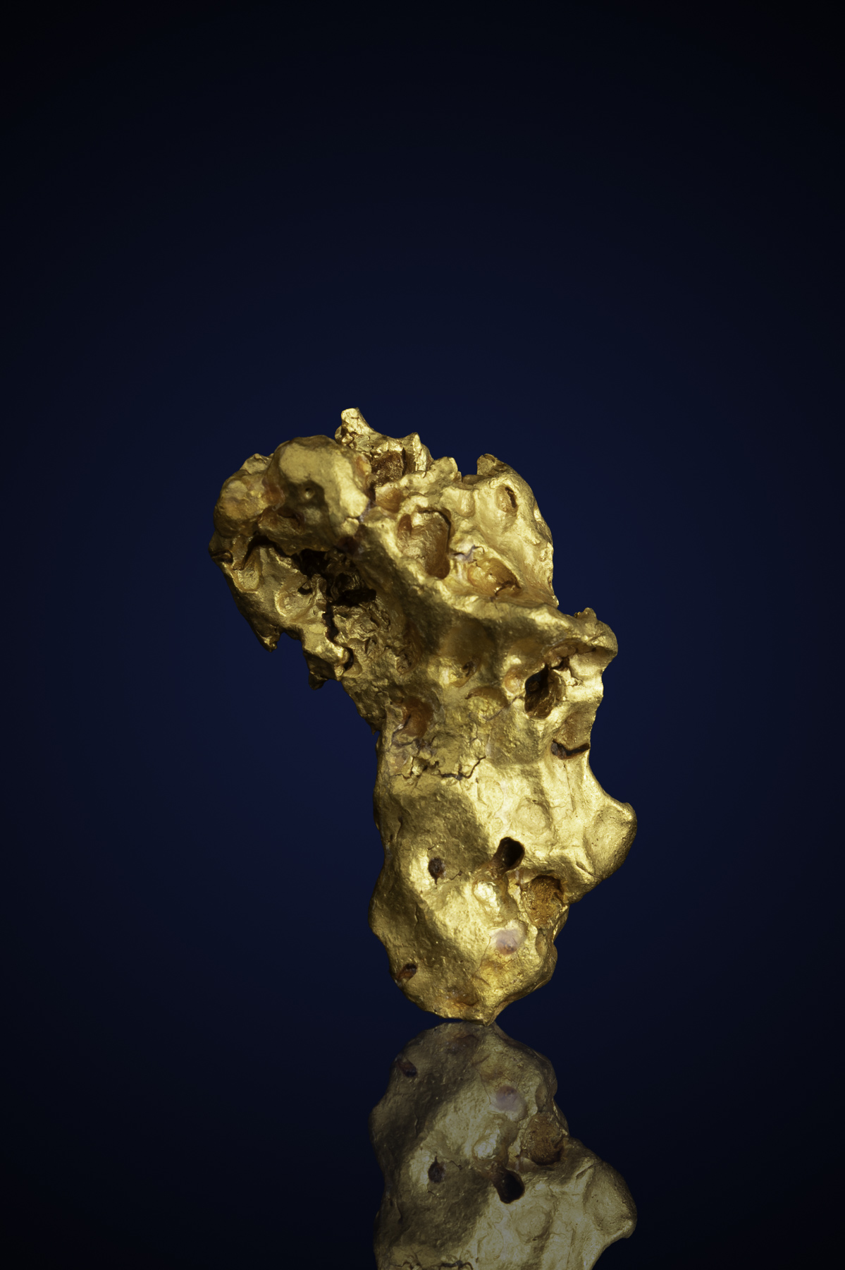 (image for) Large, Chunky Natural Gold Nugget - Golden Triangle, Australia - 73.2 Grams